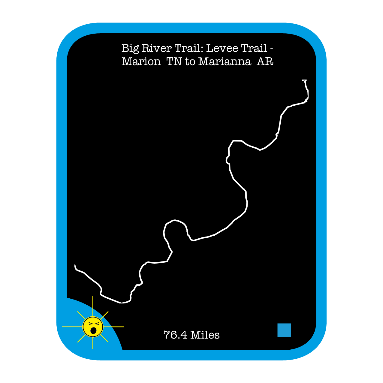 Big River Trail: Levee Trail - Marion  TN to Marianna  AR
