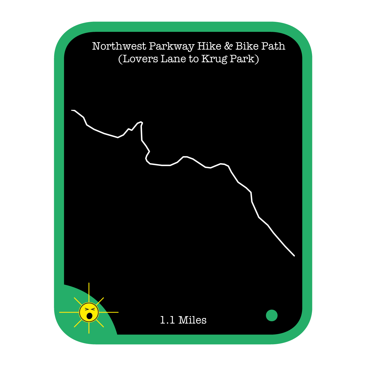 Northwest Parkway Hike & Bike Path (Lovers Lane to Krug Park)