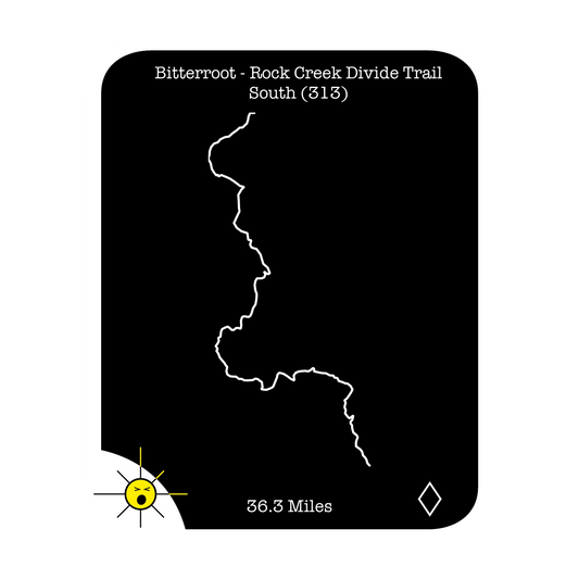 Bitterroot - Rock Creek Divide Trail South (313)