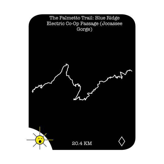 The Palmetto Trail: Blue Ridge Electric Co-Op Passage (Jocassee Gorge)