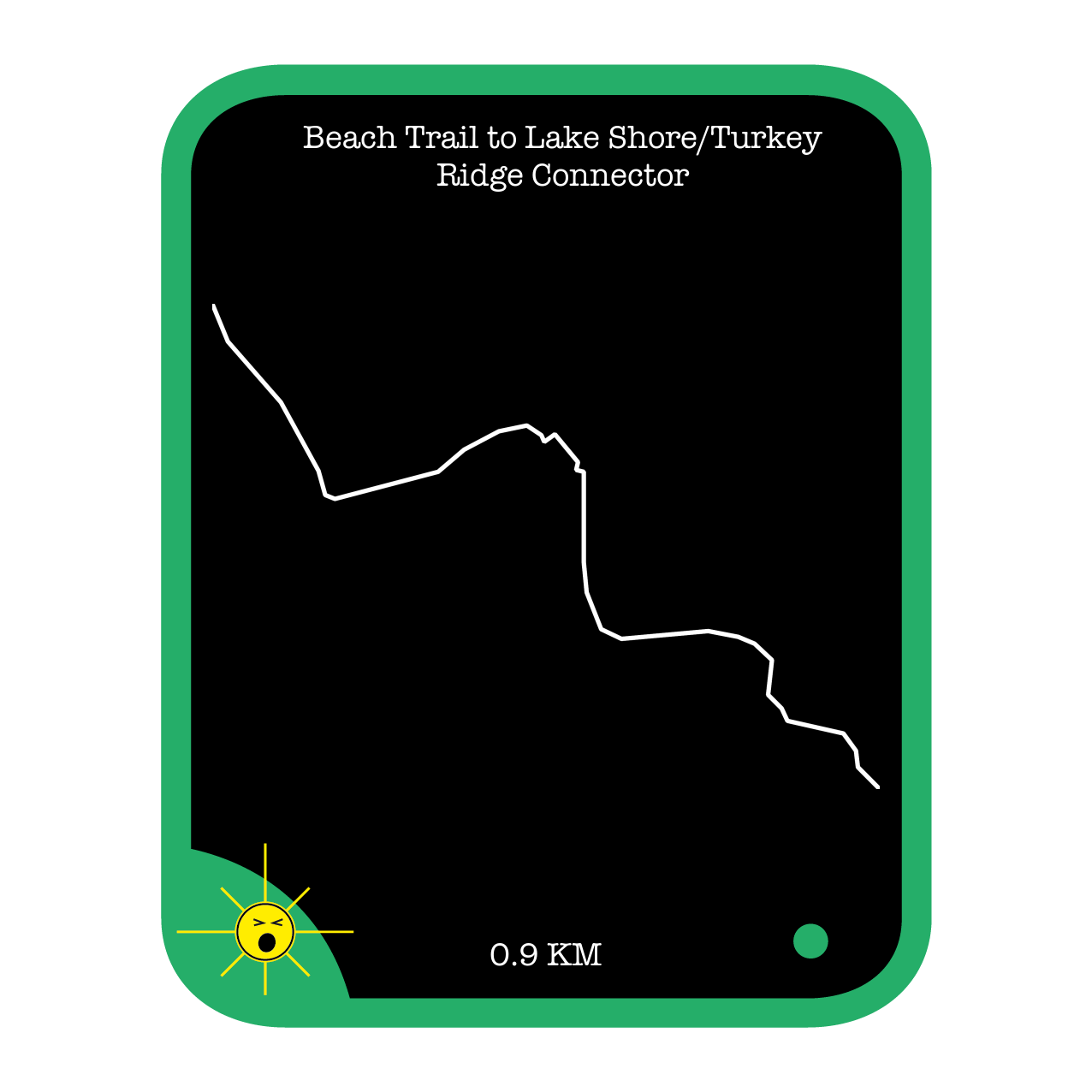 Beach Trail to Lake Shore/Turkey Ridge Connector